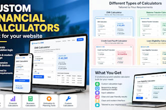 build a custom financial calculator for your website