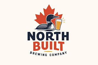 design a craft brewery, beer, and brewing logo