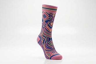 create realistic 3d socks mock up and product rendering