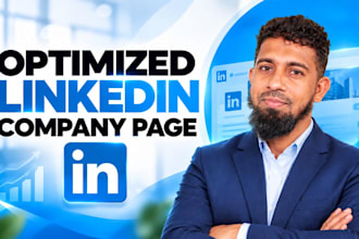 create a fully optimized linkedin company page or profile