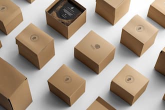 modern and professional packaging design