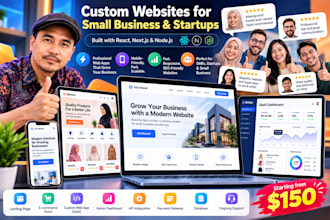 build a custom website or web app for your small business, sme or startup