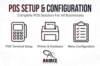 setup and configure pos system with remote support