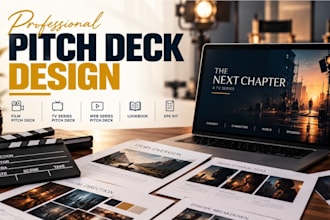 design film pitch deck, movie pitch deck, TV show, web series, lookbook and epk