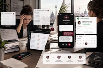build ai cold agent calling for german lead qualification