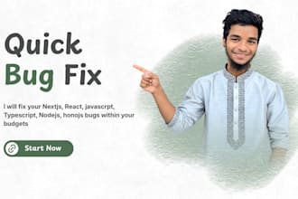 fix your quick nextjs, mern stack, supabase bug