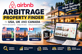 be your airbnb arbitrage property finder in USA, UK and canada