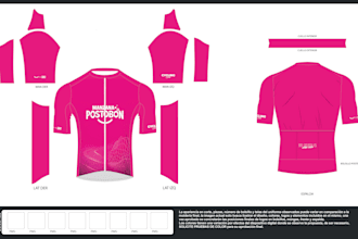 design a custom cycling jersey print ready for sublimation