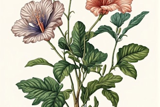 do a botanical illustration