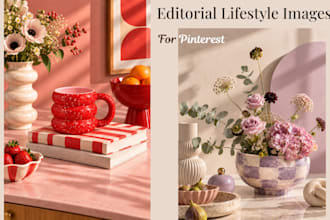 create ai home decor inspiration images for your pinterest