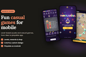 develop a fun casual puzzle game for mobile