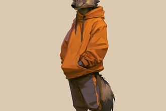 draw custom furry art, fursona, anthro oc illustration