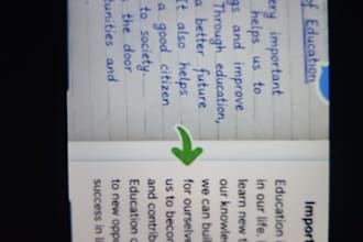 do hindi typing from PDF image or handwritten pages