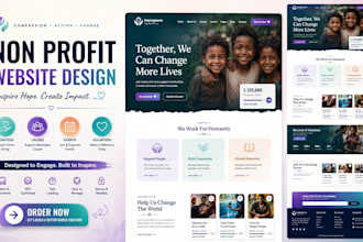 design and redesign website landing page