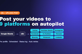 automate posting your videos to tiktok, youtube shorts and instagram