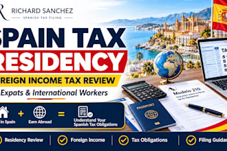 review your spain tax residency and foreign income tax