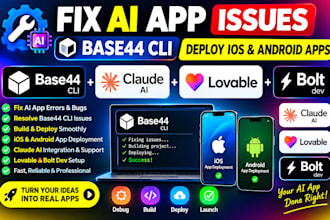 fix ai app base44 cli issues deploy ios android apps claude ai lovable bolt dev