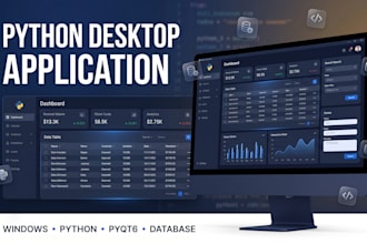build a custom python desktop application for windows