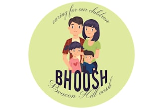 make kid friendly parent logo for a child care centre