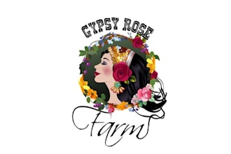 design gypsy rose farm chocolates logo