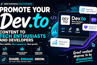 promote your dev to content to tech enthusiasts and developers