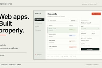 build a laravel mvp or custom business web app