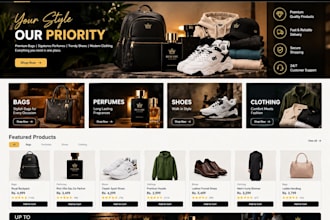 create a professional shopify store design with zip files