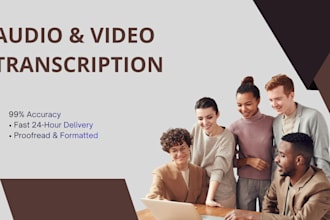 do professional audio and video tamil transcription