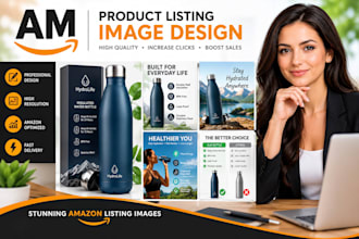 design amazon listing images and product infographics
