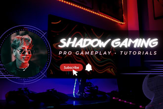 design professional youtube banner, channel art and twitter header