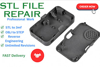 repair stl files convert stl to 3mf and reverse engineer 3d parts