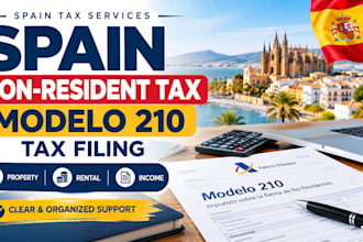 prepare spain non resident tax modelo 210 tax filing