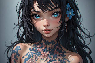 create dark tattoo art