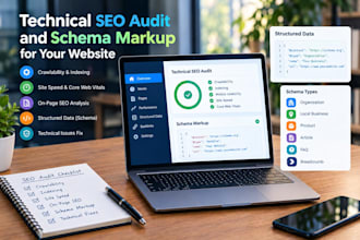 technical SEO audit and schema markup for your website