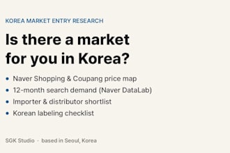 research the korean market for your food, beverage or fashion brand