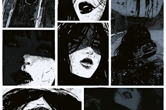 make noir, horror and dark comic books for your story