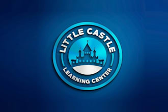 design little castle learning center logo