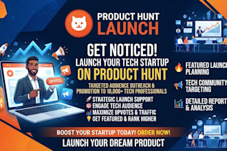 promote your product hunt launch to targeted tech startup audience