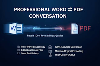 convert word to PDF and PDF to word