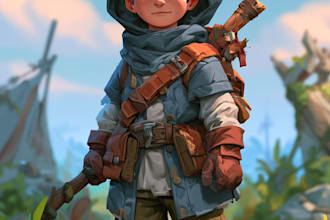 draw 2d game character or 2d game character