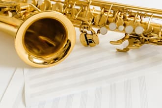 transcribe your saxophone solo into sheet music