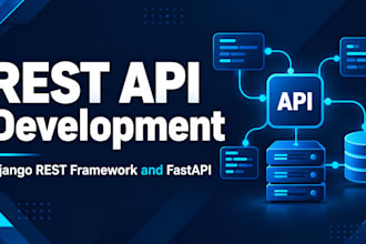 build a rest API with django rest framework or fastapi