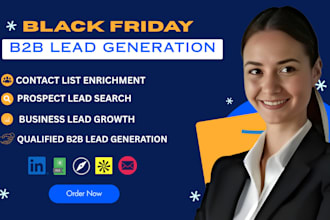 build a targeted b2b lead list for black friday sales
