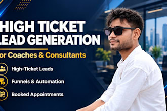 setup a high ticket lead generation system for coaching business