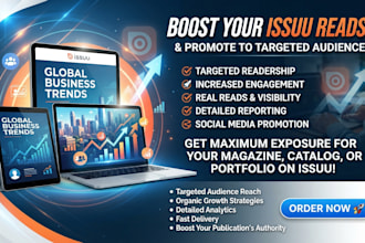 promote your issuu publication to targeted audience and boost reads