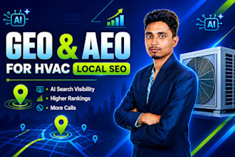 do generative engine optimization and aeo for hvac local SEO, llm eeat strategie