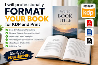 professionally format your book for KDP and print