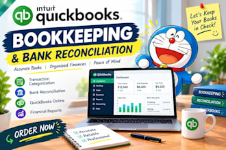 do quickbooks bookkeeping and bank reconciliation