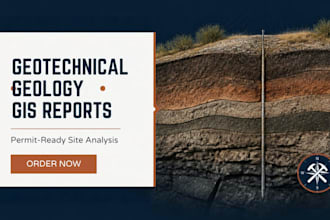 deliver permit ready geotechnical, geology, phase 1 esa and gis analysis reports