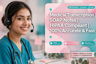 do accurate medical transcription, soap notes and hipaa